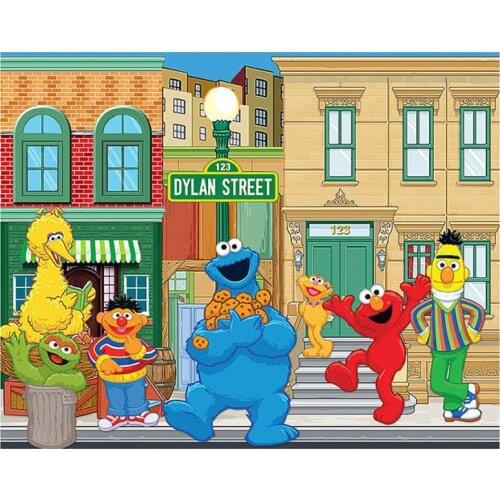 Diamond Painting Street Cartoon DIY Diamond Embroidery Full Diamant Stone Drill Square Gift for Kids Handicraft