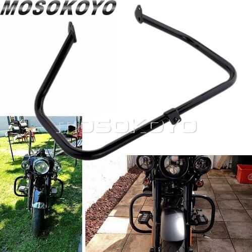 Engine Guard Highway Crash Bar for Harley Touring 1997-2008 Road King Street Glide Ultra Classic FLHR FLHX FLHTCU 1-1/4" Tubing