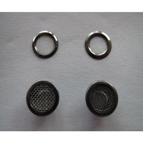 Fress shipping 6mm black guncolor plating brass Grid shape black nickel garment reseaueyelet clavus for apparel 1000set