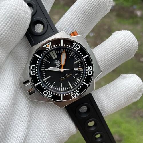 Steeldive Big Size 46MM Waterproof 1200M Dive Watch Men Automatic NH35 Movement Sapphire Glass Super Luminous Mechanical Watch
