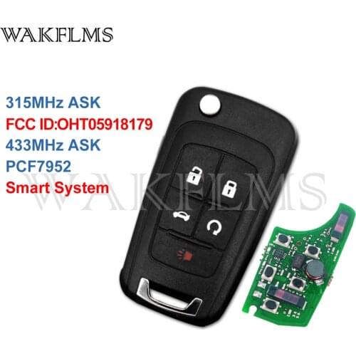 For Chevrolet Cruze Impala Malibu SS 2011 2012 2013 2014 2015 2016 2017 PCF7952E Proximity Remote Car Key Keyless OHT05918179