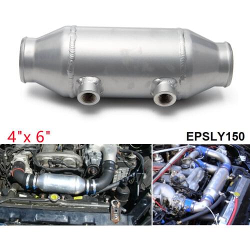 Epman Barrel Style Cooler Liquid to Air Intercooler 4" x6" ID/OD 2.5" For Supercharger Engine EPSLY150