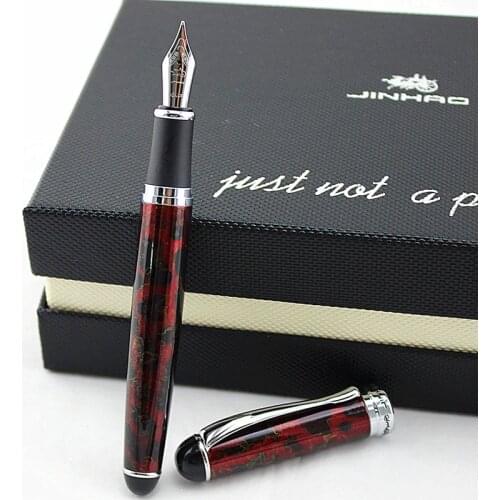 Jinhao X750 Metal Fountain Pen gift Pencil Box luxury school Office Stationery luxury Writing Cute pens gift