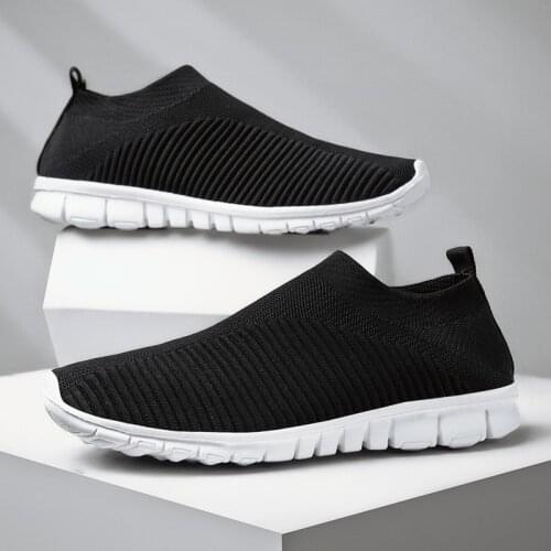 Hot Sale New Ultralight Comfortable Casual Shoes Couple Unisex Men Women Sock Mouth Walking Sneakers Soft Summer Big Size 35-47