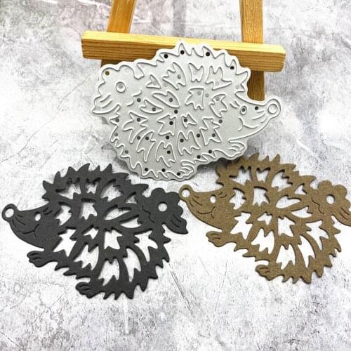 Metal Cutting Die Of Hedgehog Scrapbooking Mold Paper DIY Cards Postcard Handmade Craft Stencil Album Handcraft Embossing Moulds