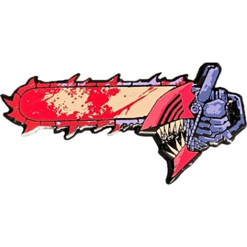 Anime Chainsaw Man Cosplay Unisex Cartoon Costume Metal Badge Button Brooch Pins Medal Souvenir Collection Fashion Daily Gifts