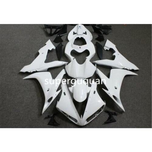 New For Yamaha YZF1000 YZF 1000 R1 2004 2005 2006 04 05 06 Unpainted White Fairing kit bodywork ABS motorcycle motorbike