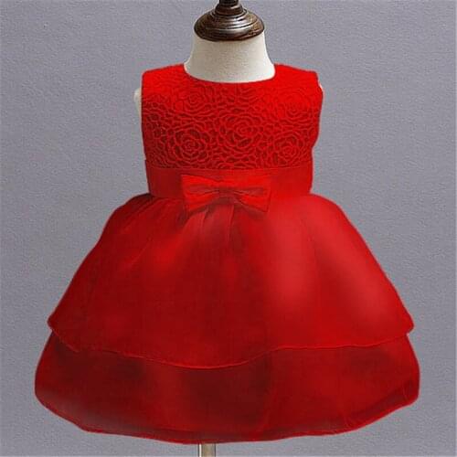 New Baby Girls Dress Newborn Lace Princess Dresses for Baby 1st Year Birthday Dress Baptism Christmas Costume Infant Party Dress