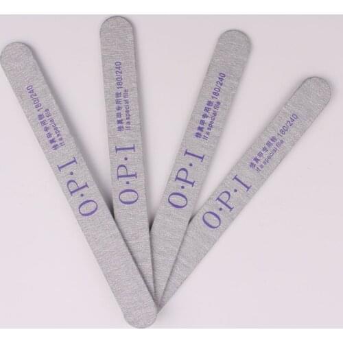 3 pcs/lot Sandpaper Nail File Lime 180/240 Double Side Sanding Buffer Set Grey Files For UV Gel Polish Manicure Tool