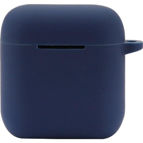 Shockproof Soft Silicone Case Protective Cover for QCY T8 Pro True Wireless In-ear Earbud, Washable Housing with Buckle T84C