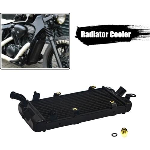 Motorcycle Water Tank Radiator Cooler With Sensor For Honda Shadow VT600 Steed 400 600 VLX400 VLX600 Motorbike Cool Accessories