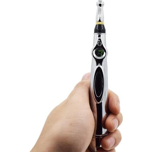 Handheld acupoint pen TENS Point Detector with Digital Display Electro Acupuncture Point Muscle Stimulator device Free shipping