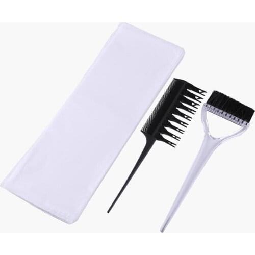 Removable Comb Coloring Brush Dye Paper Hairdressing Set Hair Care Tools