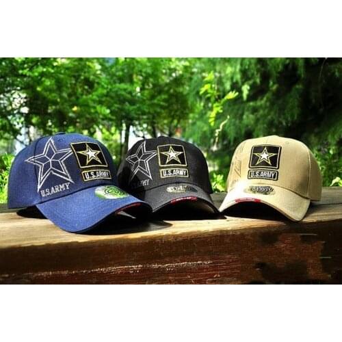 US ARMY FASHION DALLAS STAR MILITARY TACTICAL EMBROIDERED BASEBALL CAP HAT Unisex Baseball Caps