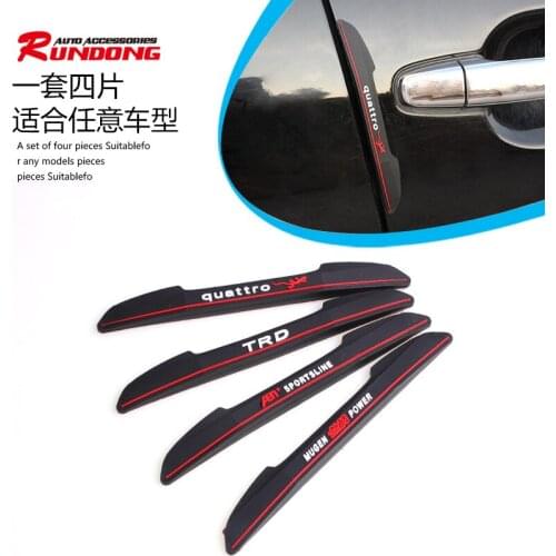 Arrow car door side anti-collision strip car anti-collision adhesive anti-scratch protection strip 4 pieces of BYS-211
