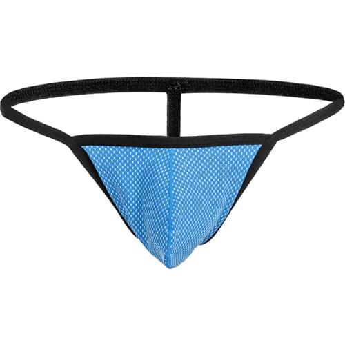Mens Strap Exotic Briefs Sexy G-String Tongs Intimates Solid Comfortable Bikini Underwear Bag Bulge Pouch Briefs T-back