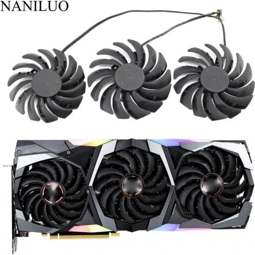 PLD09210B12HH PLD10010B12HH RTX 2080 Graphic Cooler fan for MSI Geforce RTX 2080 2080Ti 2070 Super Gaming X Trio Video Card Fan