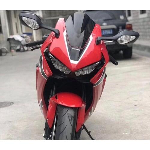 Windshield WindScreen Double Bubble For Honda CBR1000 CBR1000RR 2017 2018 2019 CBR 1000 17 18 19 Black