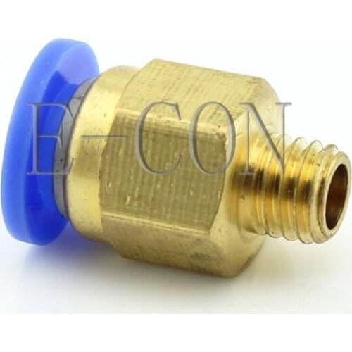 1 Pcs Air Pneumatic Quick Release Connector M8*1.25 Threaded metric 8mm Tube