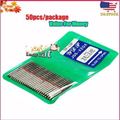 100pcs FG 1.6 New Dental Diamond Burs Set Millers Tooth Drill Jewelers TF-12F