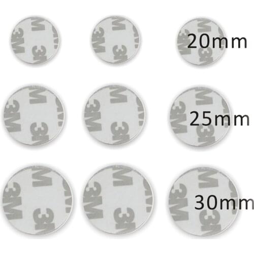 100pcs coin style TK4100 chip smart card chip/125KHZ RFID coil card/RFID tags/ white 25mm