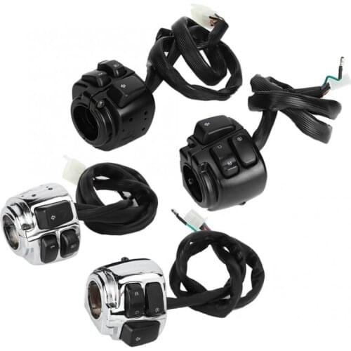 2pcs Motorcycle High Low Beam Handlebar Control Switch with Wiring Harness Motorcycle Handlebar Switch New Arrivals