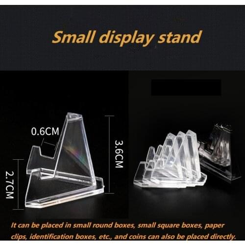 5Pcs Collectibles Coin Easel Medal Badge Holder Golf Post Card Display Show Stand Holders