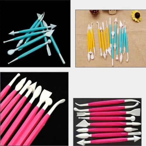 8pcs Cake Decoration Plastic Clay Sculpting Set Wax Carving Pottery Tools Carving Sculpture Shaper Polymer Modeling Clay Tools
