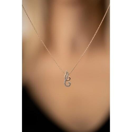 925 Sterling Silver Necklace Jewelry Drop Pattern Rose Plated Neck For Women Gift Elegant And Pleasant Birthday Gift