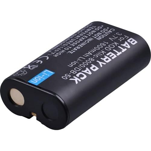 1Pc KLIC-8000 Klic-8000 DB-50 KLIC 8000 Li-ion Battery for Kodak Zx1 ZxD Z612 Z712 Z812 Z1085 Z1015 Z1012 Z1485 Z8612 IS Cameras