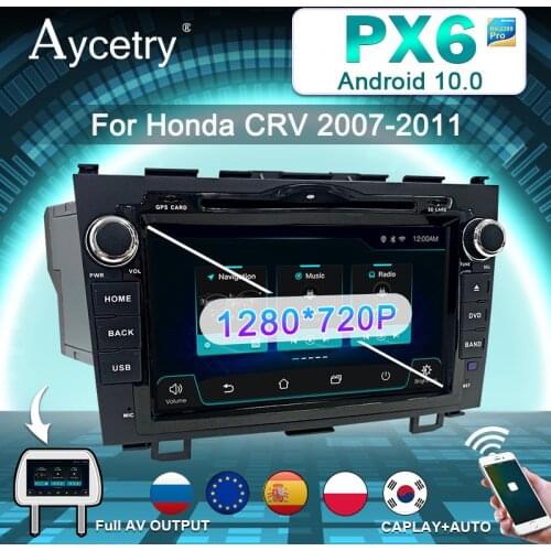 4G LTE For Honda CRV C-RV 2006-2011 Car Radio 2Din Android 10 multimedia dvd player autoradio 2 Din audio stereo Navigation GPS