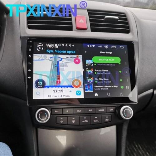 For Honda Accord 7 2003-2008 6+128G Android 10.0 Car GPS Navigation Auto Radio Multimedia Player Headunit Tape Recorder Carplay