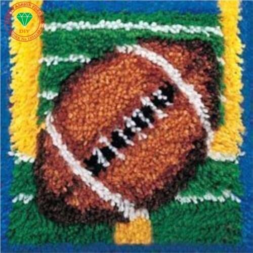 Baseball Needlework Latch hook rug kits Cross-stitch carpet cushion Patchwork diy pillowcase embroidery thread Home Decoration