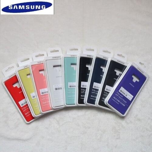 Samsung Galaxy Note 9 Silky Soft-touch Liquid Silicone Shell Cover Original Case for Galaxy Note 9 With Retail Box