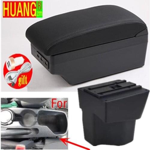 For KIA Rio 5 Armrest Rio 2015 2016 2017 2018 2019 parts dedicated Car Armrest box Storage box car accessories Interior USB