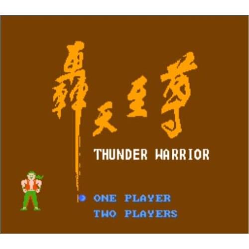 Thunder Warrior Game Cartridge for NES/FC Console