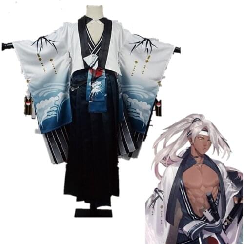 Game Onmyoji Mannendake Cosplay Costume Wan Nian Zhu Kimono Onmoji Arena Cosplay New Skin Ye Feng Xing Yun Celebration Suit