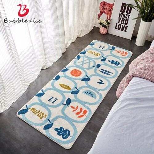 Bubble Kiss Home Bedroom Bedside Carpet Nordic Minimalist Style Living Room Floor Mat Carpet Fashion Cartoon Bedroom Area Rug