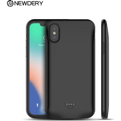 NEWDERY hottest Power bank battery cover case 5000mAh for iPhone XR XS Max portable Backup charger case for iPhone 10 XS X