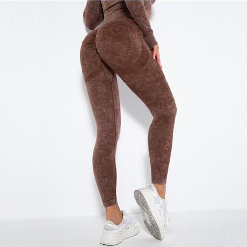 Popular Seamless Yoga Pants for Women Girls Running Fitness Sports Gym Workout Push Up Slim Purple Blue Black Yellow Trousers