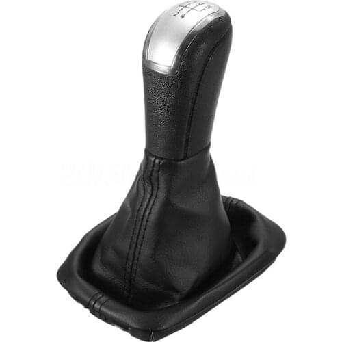 For SKODA FABIA I MK1 99-07 GEAR SHIFT STICK KNOB 5 SPEED BLACK 6Y0711113HJTZ