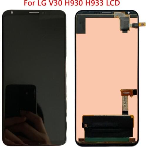 6.1''H933 Display For LG V30 H930 H930DS LCD Display Touch Screen With Frame For LG V30 H931 H932 VS996 Screen Replacement