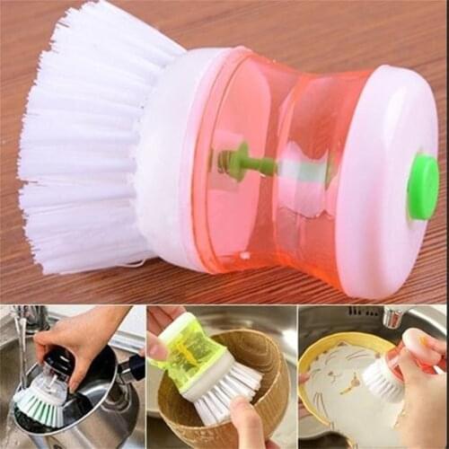 Loverly Kitchen Washing Tool Pot Pan Dish Bowl Brush Scrubber Cleaning Cleaner Convenient And Practical Kitchen Helper