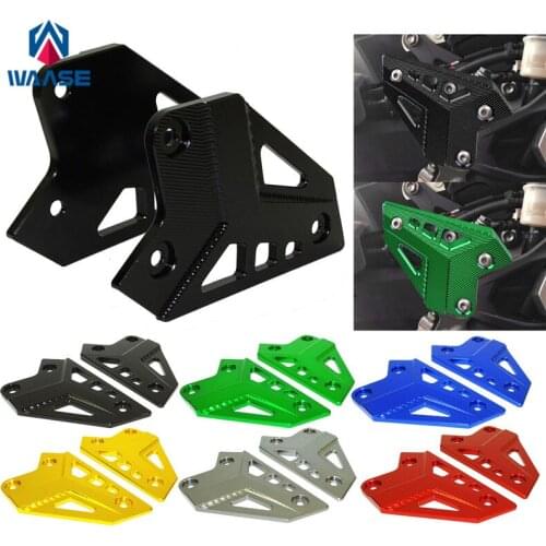 Waase Rearset Rear Sets Footrests Heel Guard Plate For For Kawasaki Z900 2017 2018 2019 2020