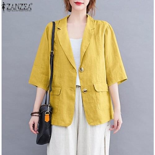 ZANZEA Women's Casual Blazers
