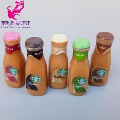 1/8 1/12 Doll House Diy Accessories Mini Drink Coffee Icecreams for Barbie Doll Ob 11 Blythe Doll Diy