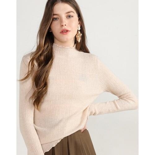 100% cashmere turtleneck sweater women fashion autumn warm long sleeve pullovers ribbed knit ladies stylish knitwear