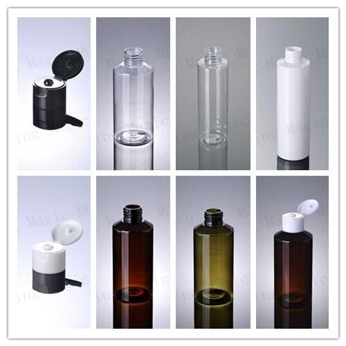 150ML Various Colors PET Bottles With Flip Cap,Empty Cosmetic Bottle,150G Skin Care Plastic Toner/Emulsion/Facial Water Bottle