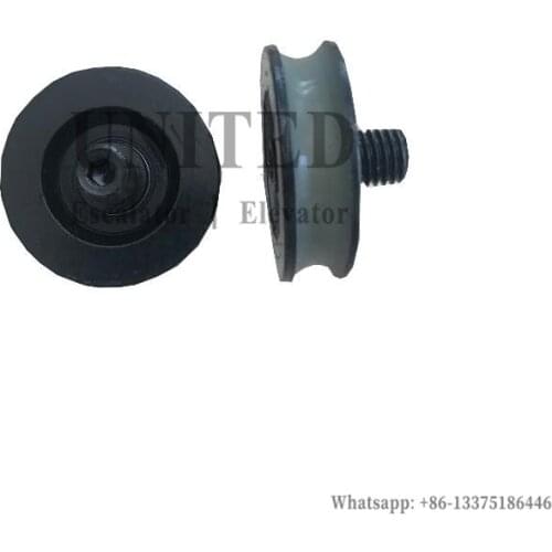 10pcs Elevator Parts Rope Roller OD48mm W14mm 6200RS