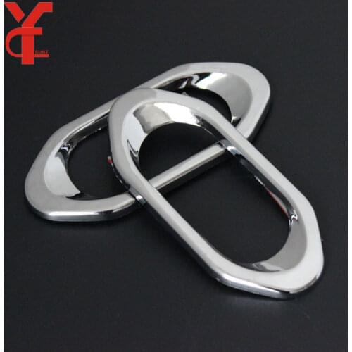Side Lamp Parts Accessories For Nissan Navara D40 2006 2007 2008 2009 2010 2011 2012 2013 Frontier Chrome Car Vent Lights Cover